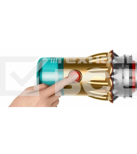 Пылесос вертикальный Dyson SV46 V12 Detect Slim Absolute золотистый/серебристый, питание от аккумулятора, 150 Вт, уборка сухая, пылесборник 0.35 л, работа от АКБ max 60 мин