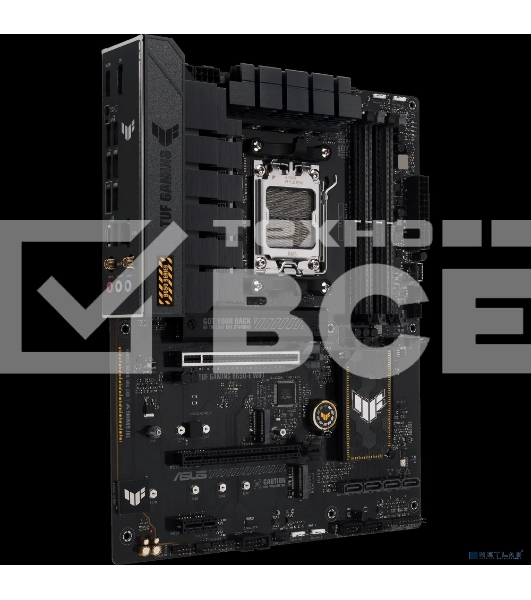 Материнская плата ASUS TUF GAMING B650-E WIFI, AM5, AMD B650, 4xDDR5, 4xSATA, 2xM.2, 1xPCI-E 4.0 x16, 2xPCI-E x1, 2xDP, 1xHDMI, 1x 2.5Gb LAN, 1xUSB-A 3.2 Gen 2, 2xUSB-A 3.2 Gen 1, 4xUSB-A 2.0, 1xUSB-C 3.2 Gen 2, 3x3.5 мм, 7.1, ATX
