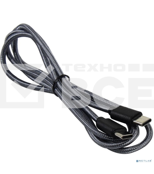 Кабель 5bites TC202-612G Type-C, CM-CM, 60W, 1.2M, серый