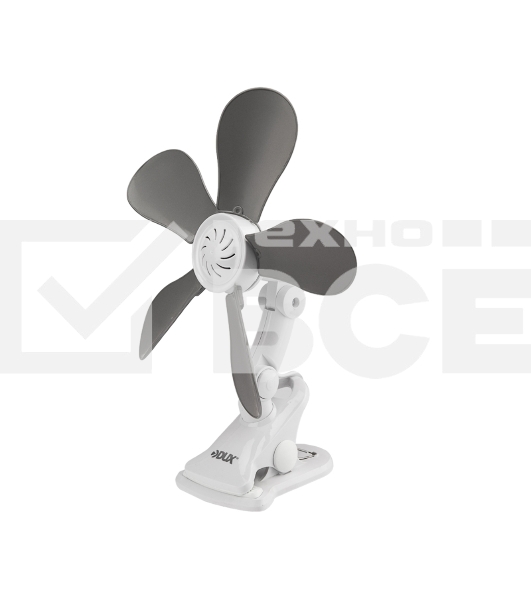 Вентилятор настольный DUX DX-07 7 Вт, белый/серый