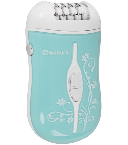 Эпилятор Sakura SA-5540SBL 2нас+бритва 2скор аккум