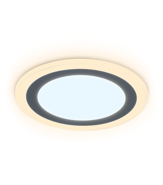 Встраиваемый cветодиодный светильник Ambrella light DCR379 18W+6W 6400K/3000K 85-265V D245*28