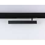 Управляемый светодиодный светильник для шинопровода Magnetic Ambrella light GL1332 BK черный IP20 18W 3000K-6400K 220V 120° 342*25*112 (Без ПДУ), фото3