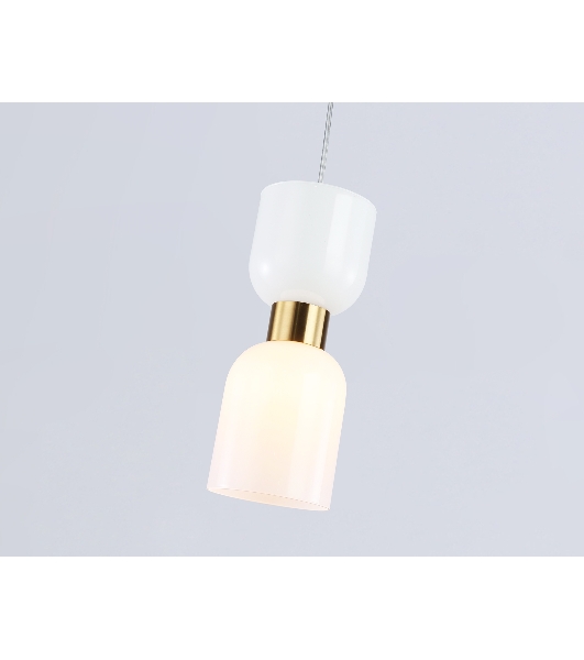Светильник Ambrella light LH56091 BS/FR латунь/белый матовый E14 max 60W D120*1500
