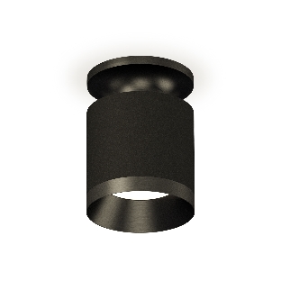 Светильник Ambrella Light XS7402062 SBK/PBK черный песок/черный полированный MR16 GU5.3 (N7926, C7402, N7031)