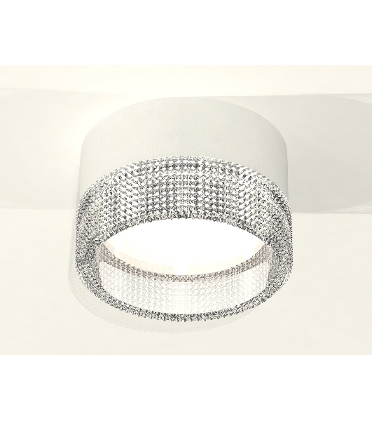 Светильник Ambrella Light XS8101030 SWH/CL белый песок/прозрачный GX53 (C8101, N8480)