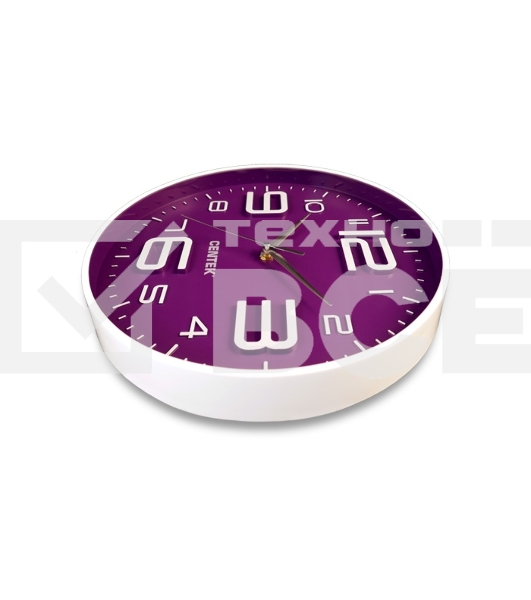 Часы настенные Centek СТ-7101 фиолетовый
