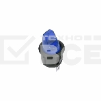 Выключатель клавишный круглый 250V 6А (3с) ON-OFF синий Rexant, фото 1