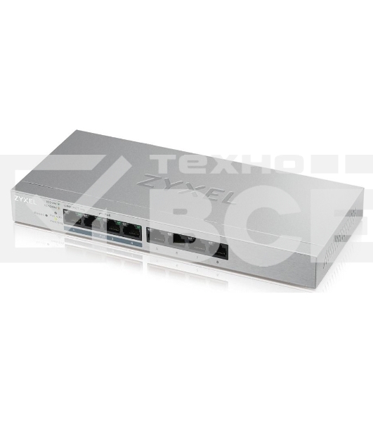 Коммутатор ZYXEL GS1200-8HP V2 8 Port Gigabit PoE+ webmanaged Switch, 4x PoE, 60 Watt