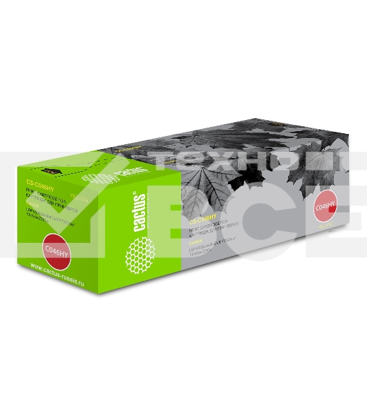 Картридж лазерный Cactus CS-C046HY жёлтый (5000 стр.) для Canon LBP 653Cdw/654Cx/MF732Cdw/734Cdw/735Cx