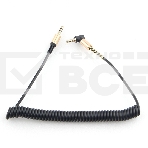 Кабель Cablexpert  аудио 90˚ спиральный CCAB-02-35MMLC-1.8MB. 3.5 Jack (M)/3.5 Jack (M), черный, 1.8м, блистер, фото3