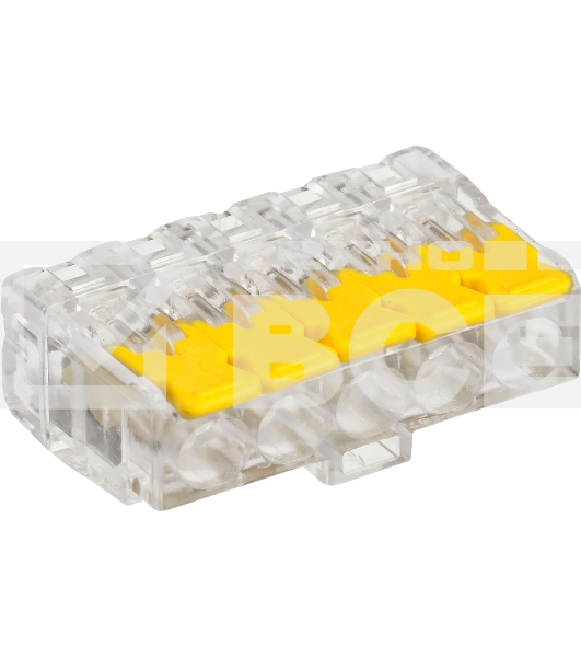 Клемма IEK СМК UKZ60-415-050 5x 0.2-0.4мм2 дл.19.2мм ш.30.4мм желтый (упак.:50шт)