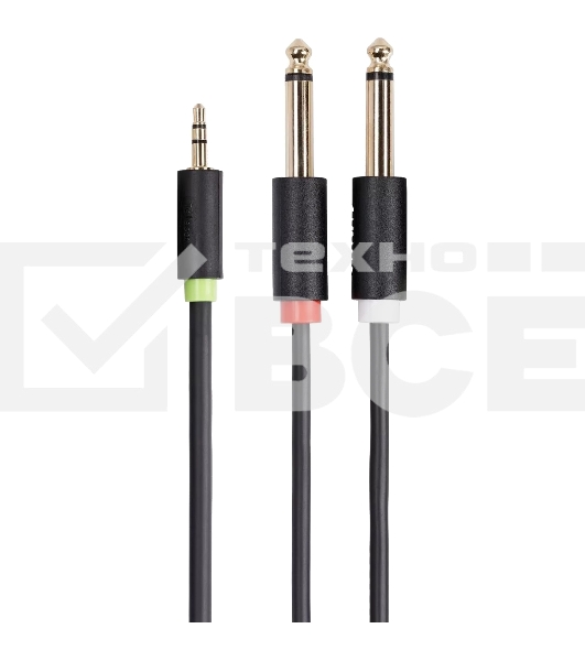 Кабель-адаптер 3.5ST(M)/2X6.35 ST(M), 1.5м, Telecom PRO <TAV6168-1.5M>