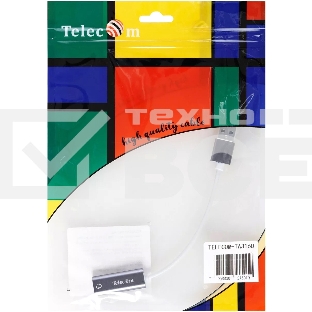Переходник аудио USB2.0(M)-->3.5мм F (гнездо) Telecom  0.1м