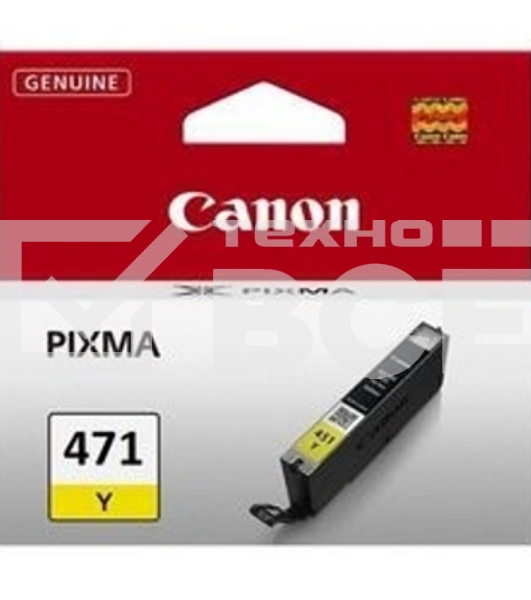 Картридж струйный Canon CLI-471Y (0403C001) желтый (7 мл, до 323 стр. A4) для Canon PIXMA MG5740/MG6840/MG7740/ TS5040/TS6040/TS8040/TS9040
