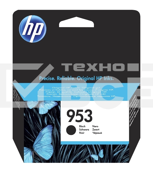 Картридж струйный HP 953 L0S58AE черный для HP OJP 8710/8715/8720/8730/8210/8725 (1000стр.)