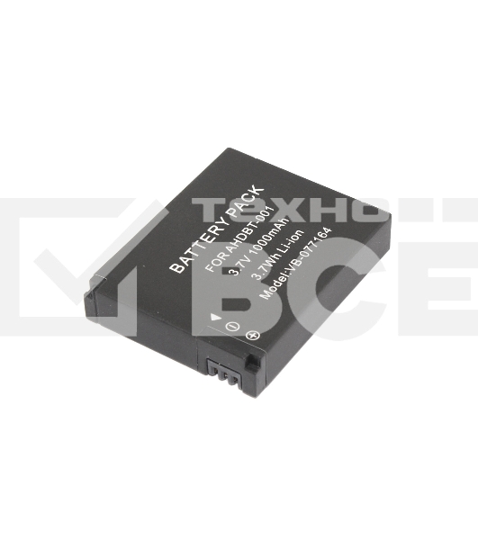 Аккумуляторная батарея для видеокамеры GoPro HD HERO, HERO2 3.7V 1000mAh Li-ion