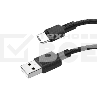 Кабель USB HOCO X29 Superior, USB - Type-C, 2.0А, 1м, черный