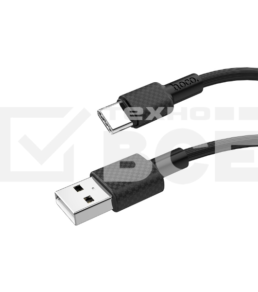 Кабель USB HOCO X29 Superior, USB - Type-C, 2.0А, 1м, черный
