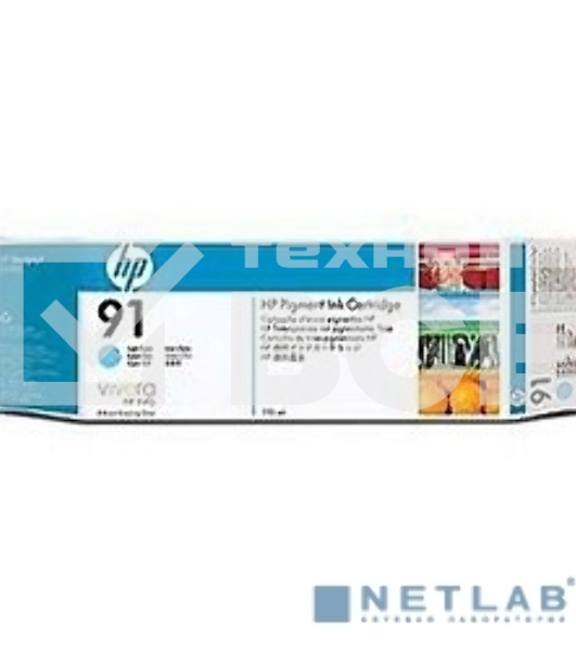 Картридж струйный HP 91 C9470A Pigment (775 мл) светло-голубой для DJ Z6100
