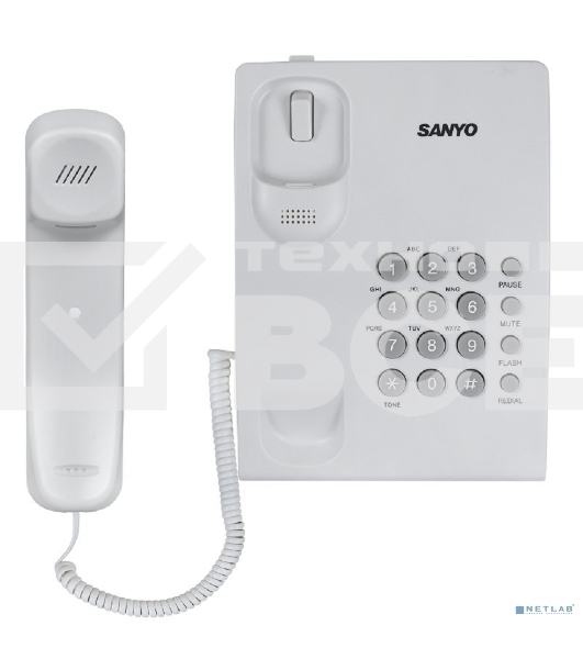 Телефон проводной SANYO RA-S204W белый