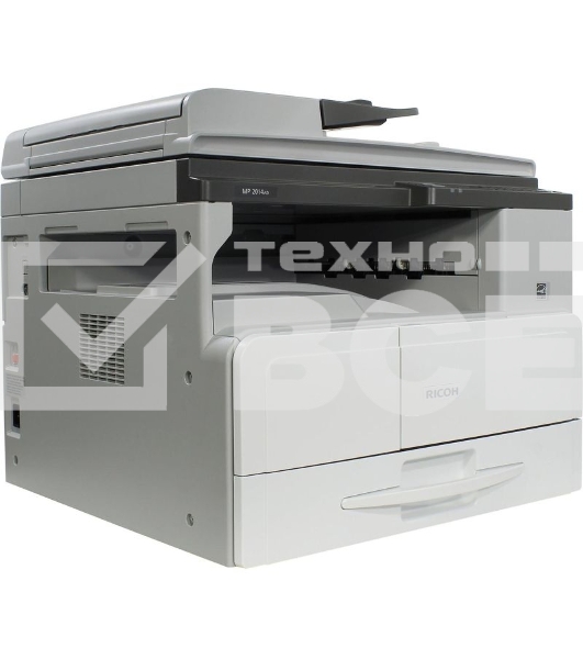 МФУ лазерный Ricoh MP 2014AD (912356/417378), A3, ч/б, печ. до 20 стр/мин. (А4) до 12 стр/мин. (А3), скан. до 6 стр/мин (цв.) 15 стр/мин (ч/б), 600x600dpi, USB