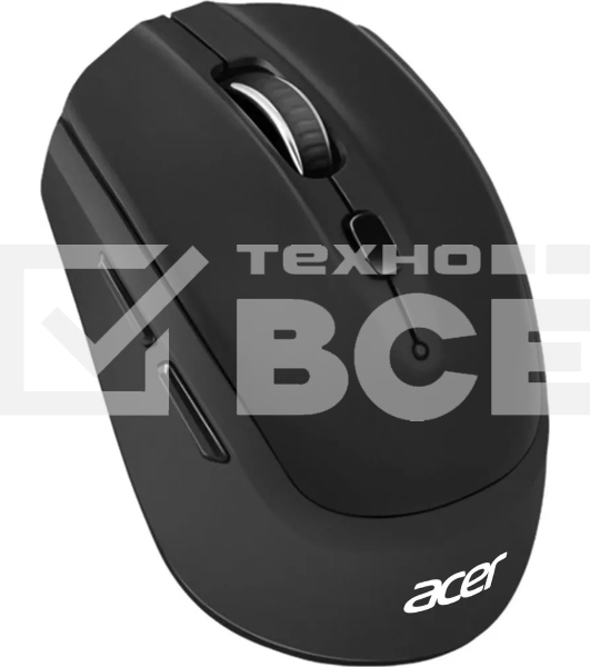 Мышь беспроводная Acer OMR040 черный, 1600 dpi, радиоканал, USB, кнопки - 6