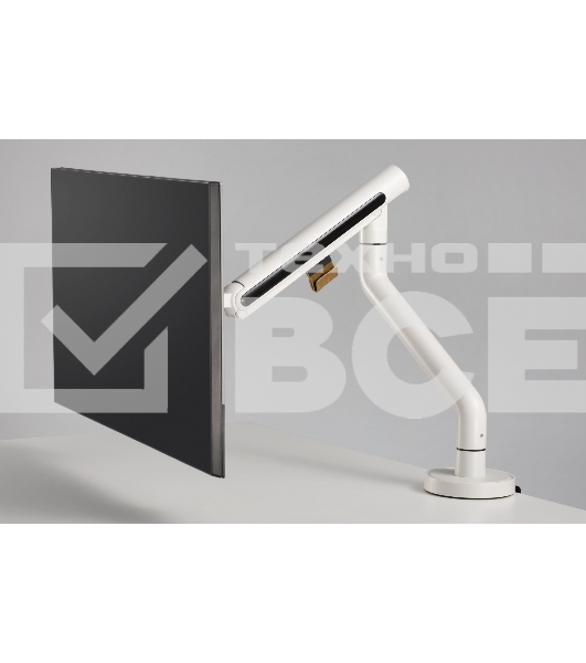 Кронштейн для мониторов Ultramounts UM725W белый 17'-32' макс.9кг крепление к столешнице поворот и наклон