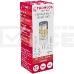 Лампа светодиодная Thomson TH-B4206 5Вт цок.:G4 капсул. 220B 4000K св.свеч.бел.нейт. (упак.:1шт), фото 1