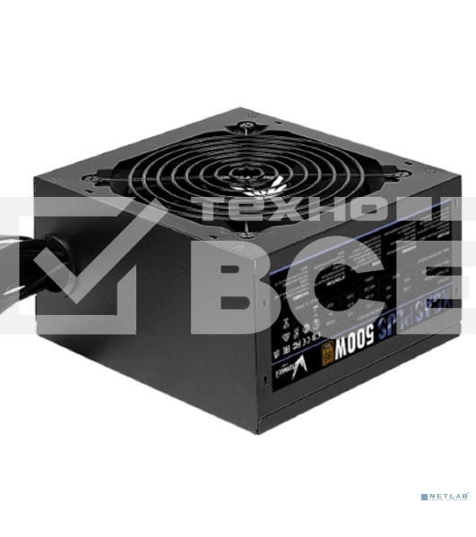 Блок питания Aerocool / Formula KCAS-500W, 500Вт, PLUS 80 PLUS Bronze, 120мм, черный