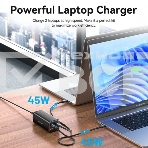 Сетевое зарядное устройство Vention на 4 порта GaN 100W USB (C+C+A+A) черный, шт., фото3