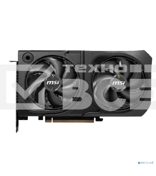 Видеокарта MSI RTX 5060 Ti 8G SHADOW 2X OC PLUS, NVIDIA RTX 5060 Ti, 8 ГБ GDDR7, 128 бит, PCI-e 5.0, 1xHDMI, 3xDP, 2617 МГц