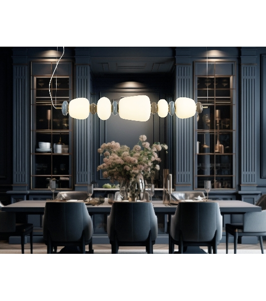 Светильник Ambrella light LH53176 SB/WH бронза/белый 26W 3000K 960*170*1230