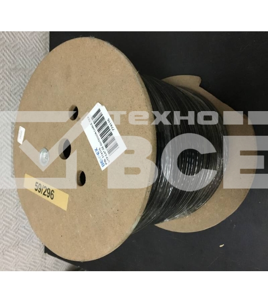 Кабель сетевой UTP 4 пары cat5E solid 0.50мм CCA 305м черный outdoor