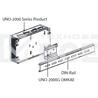 Брекет (скоба) ADVANTECH UNO-2000G-DMKAE для монтажа компьютеров UNO-22**/23**/24** на DIN рейку Advantech