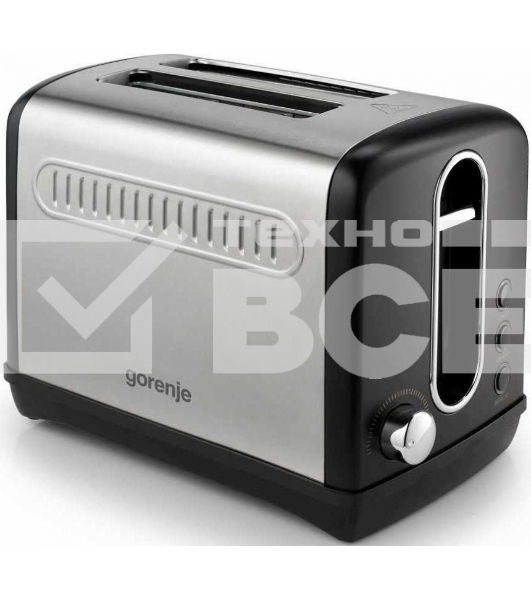 Тостер Gorenje T1100CLBK, Черный