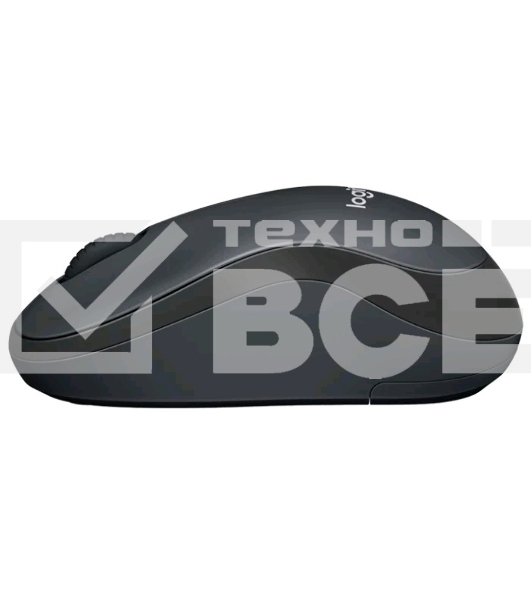 Мышь беспроводная Logitech M220 SILENT черный, 1000 dpi, радиоканал, USB, кнопки - 3