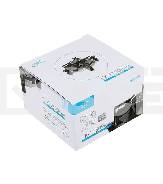 Кулер для процессора DEEPCOOL CK-11509 PWM черный, 92 мм, алюминий, 2400 об/мин, 30.5 дБ, 4 pin, 65 Вт, 56 мм