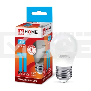 Лампа светодиодная LED-ШАР-VC 11Вт 230В E27 4000К 990лм IN HOME 4690612020617