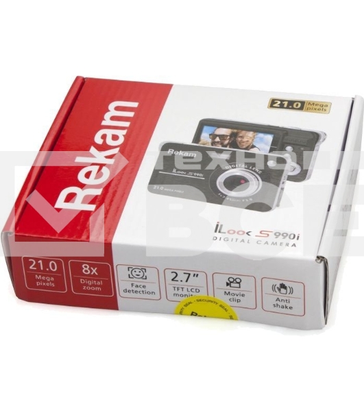 Фотоаппарат Rekam iLook S990i черный 21Mpix 2.7