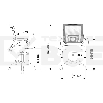 Кресло компьютерное Бюрократ CH-695N/SL/DG/TW-11 темно-серый TW-04 сиденье черный TW-11, крестовина хром, фото9