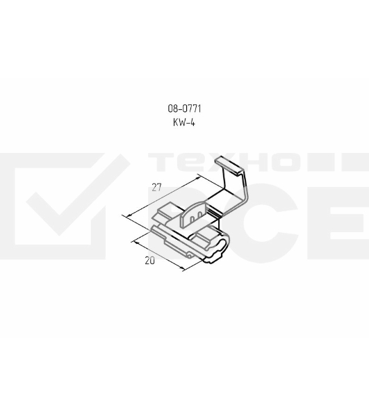 Ответвитель питания 1.0-2.5 мм² (ОВ-2/ЗПо-1 1,0-2,5) синий Rexant