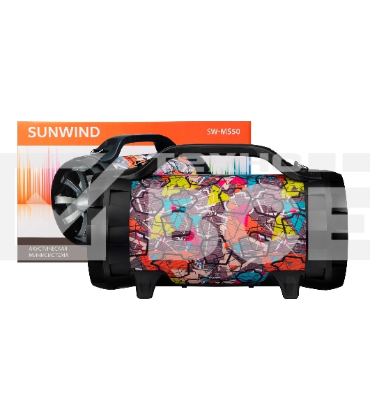 Минисистема SunWind SW-MS50 черный 45Вт FM USB BT SD/MMC