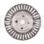 Щетка для УШМ Сибртех, 200 мм, посадка 22,2 мм, Плоская, крученая проволока 0,5 мм, фото4