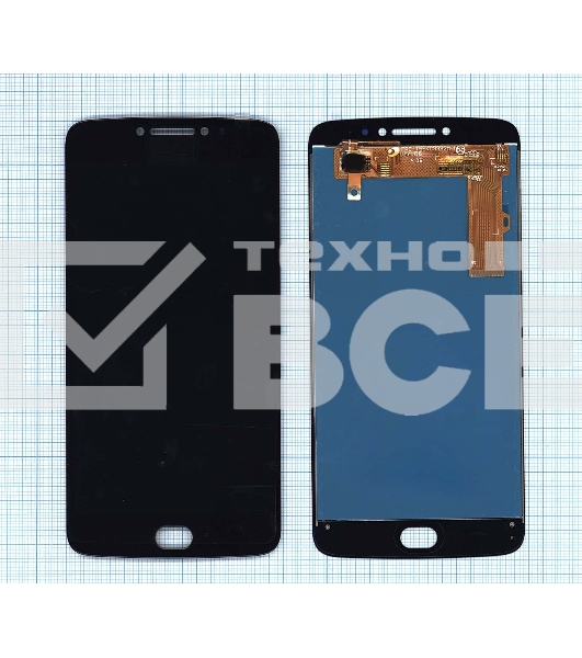 Дисплей для Motorola E4 Plus черный