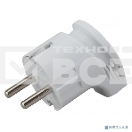 Вилка ЭРА с/з угловая 16A белая (24/480/3840), фото 1