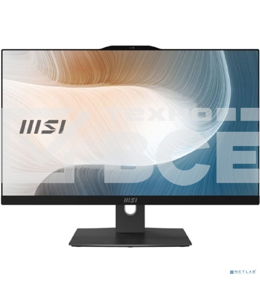 Моноблок Modern AM242P 12M-090RU (MS-AE07)  23.8'' FHD(1920x1080)/Intel Core i5-1240P/16GB/512GB SSD/Integrated/WiFi/BT/2.0MP/KB+MOUSE(WLS)/W11Pro/1Y/BLACK