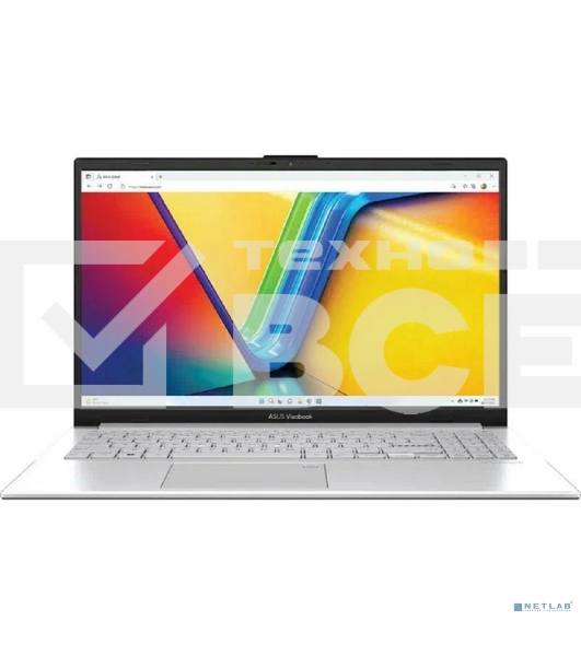 Ноутбук Asus Vivobook Go 15 E1504FA-BQ154W AMD Ryzen™ 3 7320U Mobile Processor 2.4GHz (4-core/8-thread, 4MB cache, up to 4.1 GHz max boost) LPDDR5 8GB IPS 256GB M.2 NVMe™ PCIe® 3.0 SSD AMD Radeon™ Graphics 15