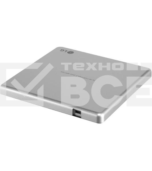 Привод DVD-RW LG GP57ES40 серебристый USB внешний