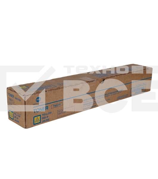 Картридж лазерный Konica-Minolta TN-221Y желтый, для bizhub C227/C287